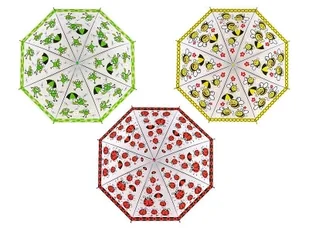 ADAR Parasol dziecięcy owady 490093 - Parasolki dla dzieci - miniaturka - grafika 1