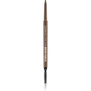GOSH - Ultra Thin Brow Pencil - Wodoodporna kredka do brwi - 0.09 g - 002 GREYBROWN - Akcesoria i kosmetyki do stylizacji brwi - miniaturka - grafika 1