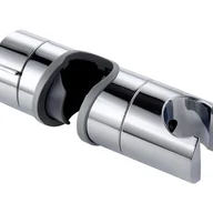 Słuchawki prysznicowe - Uchwyt prysznicowy o średnicy 18-25 mm, regulowany, wymienny uchwyt na słuchawkę prysznicową, powierzchnia chromowana, słuchawka prysznicowa do łazien - miniaturka - grafika 1