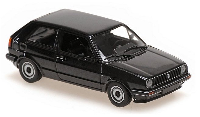Minichamps Vw Golf Ii 1985 Black Metallic 1:43 940054101