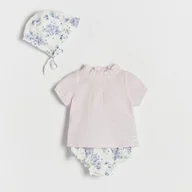 Śpiochy dla niemowląt - Reserved - Komplet z czapką - Różowy - miniaturka - grafika 1