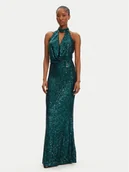 Sukienki - Fracomina Sukienka wieczorowa FQ25WD3012W706N6 Zielony Regular Fit - miniaturka - grafika 1