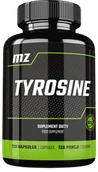 Aminokwasy - MZ-STORE L-TYROSINE 500MG TYROZYNA 120 KAPSUŁEK - miniaturka - grafika 1