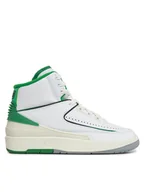 Buty dla chłopców - Nike Sneakersy Air Jordan 2 Retro (GS) DQ8562 103 Biały - miniaturka - grafika 1