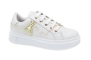 Patrizia Pepe Dziewczęce Pj261.02 sneakersy, Off White, 39 EU - Buty dla dziewczynek - miniaturka - grafika 1