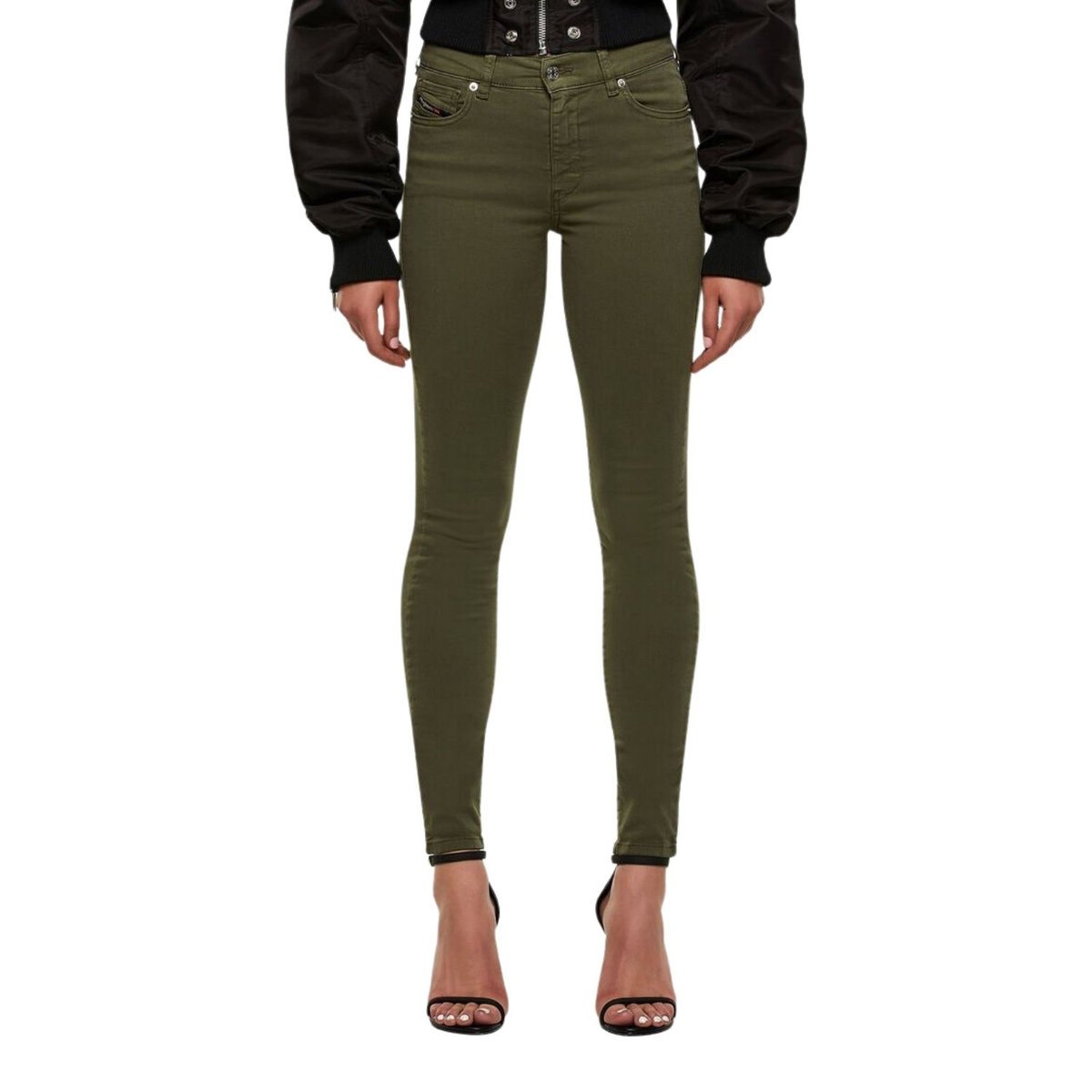 Spodnie damskie Diesel Roisin super skinny khaki-W31