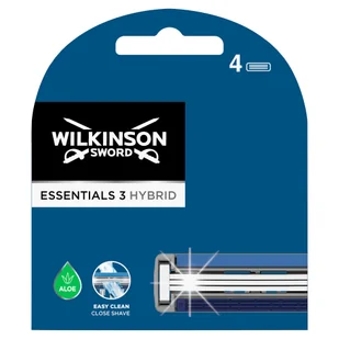 Wilkinson Essentials 3 Hybrid Wkłady do maszynki 4 szt. - Maszynki do golenia i wkłady - miniaturka - grafika 1