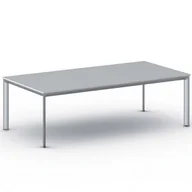 Stoły i stoliki do biura - B2B Partner Stół konferencyjny INFINITY 2400 x 1200 x 740 mm, szary 499127 - miniaturka - grafika 1