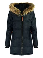 Kurtki damskie - Canadian Peak Parka "Beauty" w kolorze granatowym - miniaturka - grafika 1