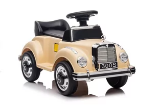 Jeździk Na Akumulator Mercedes 300S Beżowy - Pojazdy elektryczne dla dzieci - miniaturka - grafika 1