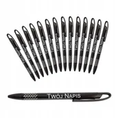 Długopisy - Długopisy z grawerem metalowe reklamowe personalizowane własne logo 50szt - miniaturka - grafika 1