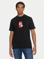 Koszulki męskie - Hugo T-Shirt Ditroso 50516738 Czarny Relaxed Fit - miniaturka - grafika 1