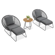 Meble ogrodowe - Zestaw Wypoczynkowy Amanti Duo Dark Grey - Furrore - miniaturka - grafika 1