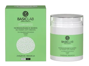BasicLab Complementis Normalizująca Maska do Twarzy Szyi i Dekoltu 50ml - Maseczki do twarzy - miniaturka - grafika 1