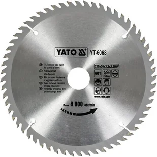 Yato YT-6068 Piła tarczowa 210x60x30 - Tarcze do pił - miniaturka - grafika 1