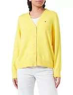 Kurtki damskie - GANT Damska kurtka z dzianiny ICON G Cotton, Canary Yellow, standardowy, Canary yellow, S - miniaturka - grafika 1