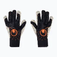 Piłka nożna - Rękawice bramkarskie uhlsport Speed Contact Supergrip+ Hn czarno-białe 101126101 9 - miniaturka - grafika 1