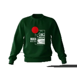 Bluza Mazda Miata zielona-M - Odzież do sportów motorowych - miniaturka - grafika 1