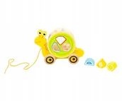 Łamigłówki - Drewniana Zabawka Na Sznurku Ślimak 4iQ - miniaturka - grafika 1