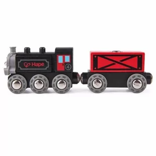 Hape Parowy pociąg towarowy - Pociągi dla dzieci - miniaturka - grafika 1