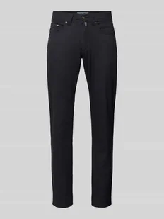 Spodnie o kroju tapered fit z 5 kieszeniami model ‘Lyon’ - Spodnie męskie - miniaturka - grafika 1
