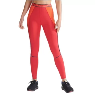 Legginsy damskie Superdry Train Branded Elastic Tightsportowe -S - Legginsy - miniaturka - grafika 1