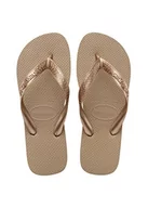 Klapki i japonki damskie - Havaianas Damskie japonki Top Tiras, różowy - Pink Rose Gold - 35/36 EU - miniaturka - grafika 1
