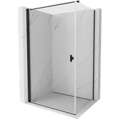 Kabiny prysznicowe - Mexen Mist-B kabina prysznicowa uchylna 80 x 90 cm, transparent, czarna - 8A2T-080-090-70-00 - miniaturka - grafika 1