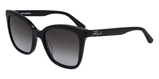 Okulary przeciwsłoneczne - Karl Lagerfeld Okulary przeciwsłoneczne KL988S Czarny - grafika 1