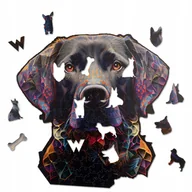 Puzzle - Puzzle drewniane PIES Labrador 140 elementów L - miniaturka - grafika 1