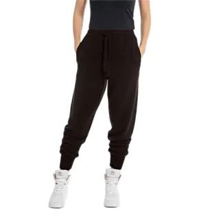 Replay Damskie spodnie z dzianiny, 601 Deep Brown, XL - Spodnie damskie - miniaturka - grafika 1