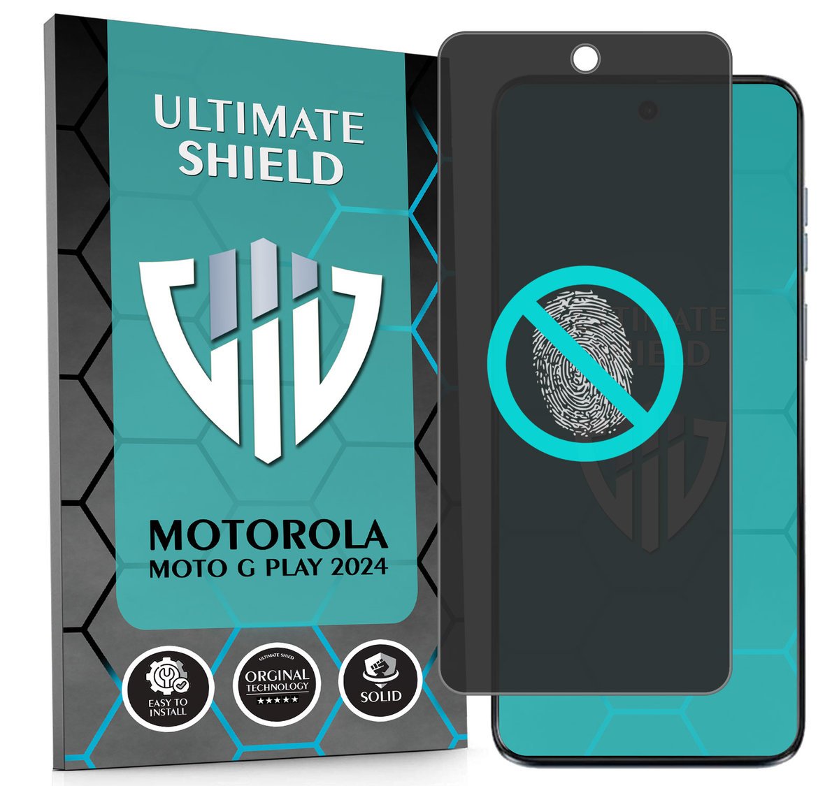 NAJLEPSZE SZKŁO 5D PEŁNE DO MOTOROLA MOTO G PLAY 2024 NIETŁUKĄCE ORYGINAŁ