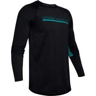 Koszulka męska Under Armour MK1 MK1 LS Wordmark Black S - Koszulki męskie - miniaturka - grafika 1