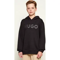 Bluzy dla chłopców - HUGO KIDS Bluza Regular Fit - miniaturka - grafika 1