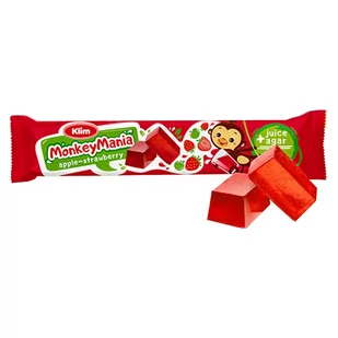 Klim Galaretki Monkey Mania - jablko-truskawka Klim, 39g - Przekąski dla dzieci - miniaturka - grafika 1