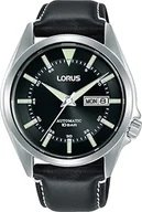 Zegarki męskie - Lorus Automatyczny zegarek RL423BX9, czarny - miniaturka - grafika 1