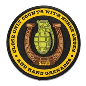 Pasmanteria - Naszywka 5.11 Close Only Counts Morale Patch (92212) - miniaturka - grafika 1