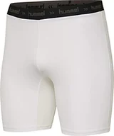 Spodenki męskie - hummel hummel Szorty męskie Hml First Performance Tight Shorts biały biały XL 204504-9001 - miniaturka - grafika 1