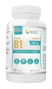 TOMASZ KACZMARCZYK WISH GROUP Wish Witamina B1 100 mg 120 kapsułek - Serce i układ krążenia - miniaturka - grafika 1