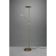 Lampy stojące - Trio Brantford 425610204 lampa stojąca podłogowa 2x30W LED 4000K złota - miniaturka - grafika 1