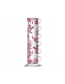 Kubki - Bialetti Primavera Zestaw 6 filiżanek do espresso na stojaku - Różowy - miniaturka - grafika 1