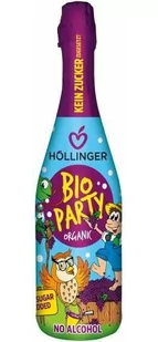 Hollinger Hollinger Szampan Dla Dzieci Bio Party Bez Cukru 750ml - Napoje gazowane - miniaturka - grafika 1