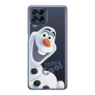 ERT GROUP etui na telefon Samsung M53 5G, case oryginalny i oficjalnie licencjonowany przez Disney, wzór Olaf 001, optymalnie dopasowane, plecki z TPU częściowo przeźroczyste - Etui i futerały do telefonów - miniaturka - grafika 1