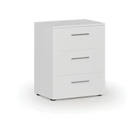 Szafki biurowe - Komoda biurowa do biurka PRIMO WHITE, 740 x 600 x 420 mm, biały - miniaturka - grafika 1