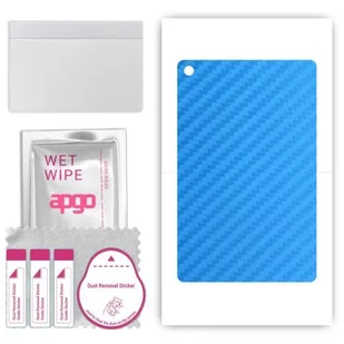 folia naklejka skórka strukturalna na TYŁ do Google Pixel Tablet - Carbon Niebieski - apgo SKINS - Akcesoria do tabletów i e-booków - miniaturka - grafika 1