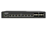 Pozostałe akcesoria sieciowe - QNAP QSW-IM3216-8S8T łącza sieciowe Zarządzany 10G Ethernet (100/1000/10000) Czarny - miniaturka - grafika 1