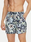 Kąpielówki męskie - HUGO Szorty kąpielowe Calala 50510061 Granatowy Regular Fit - miniaturka - grafika 1