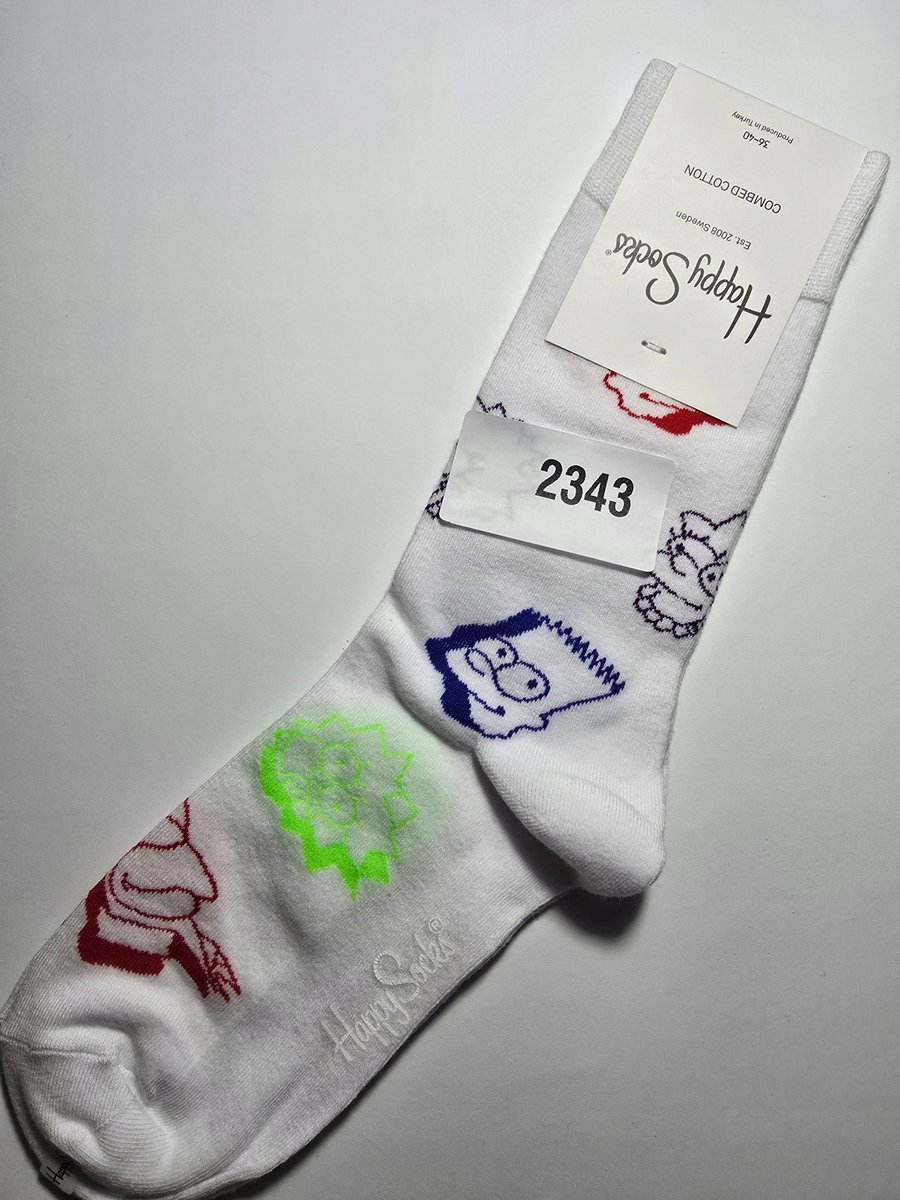 Kolorowe skarpety Happy Socks unisex rozmiar 36-40 (2343)