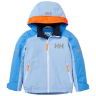 Kurtki narciarskie - Helly Hansen K Legend 2.0 Ins, kurtka narciarska, dziecięca, jasnoniebieska - miniaturka - grafika 1