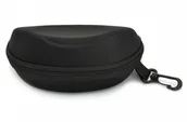 Akcesoria do okularów - Etui futerał na okulary Czarne z karabińczykiem - miniaturka - grafika 1